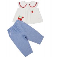 E33228: Baby Girls 2 Piece Tunic & Trouser Outfit (1-2 Years)